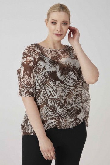 B.BD.DÜŞÜK KOL EMP.BLUZ