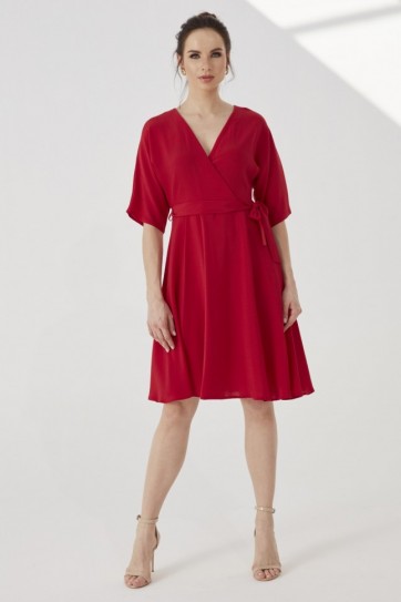 KOLU DÖK.KRUV.KEMERLİ ELBİSE