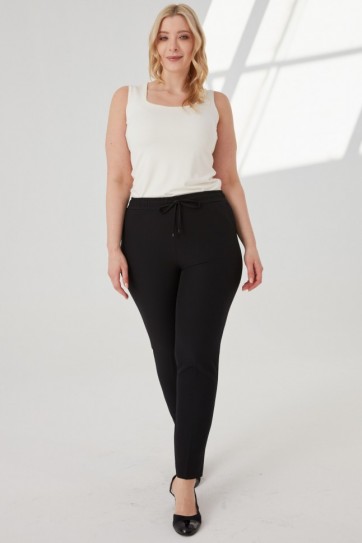 B.BD.BELİ TAM LAST.BAĞLAMALI PANTOLON