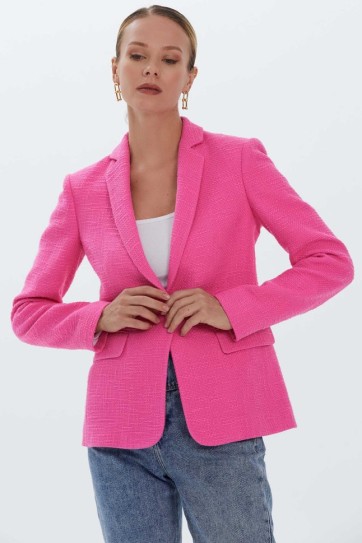 Erkek Yaka Tüvit Ceket