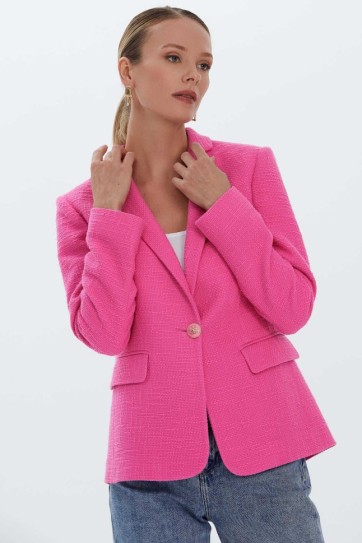 Erkek Yaka Tüvit Ceket