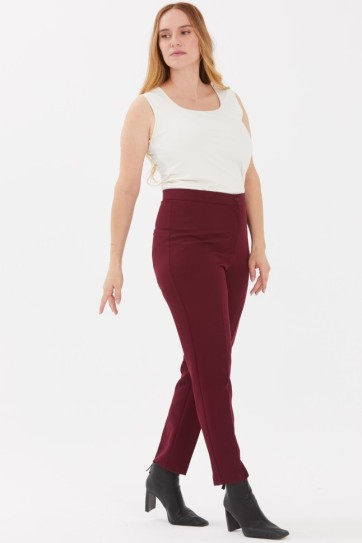 Büyük Beden Klasik Cepsiz Pantolon