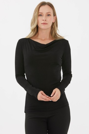 Degaje Yaka Uzun Kol Buzi Bluz