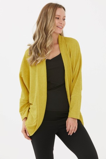 Yakası Katlamalı Krinkıl Hırka