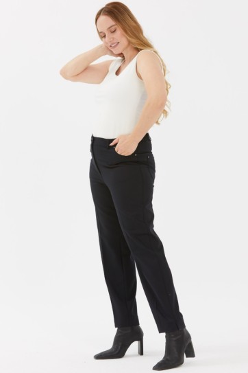 Büyük Beden Spor Cep Paçası Yırtmaçlı Pantolon