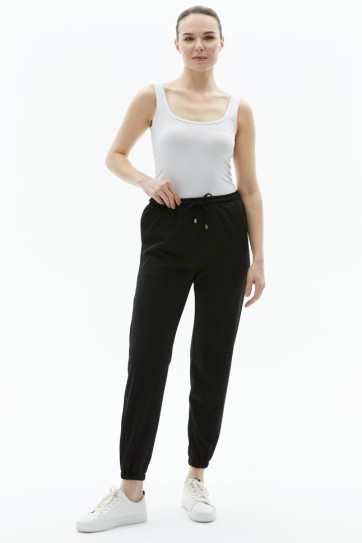 Paçası Lastikli Pantolon