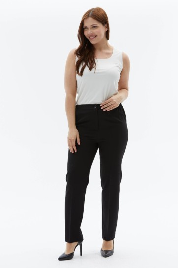 Büyük Beden Lastikli Boru Paça Pantolon