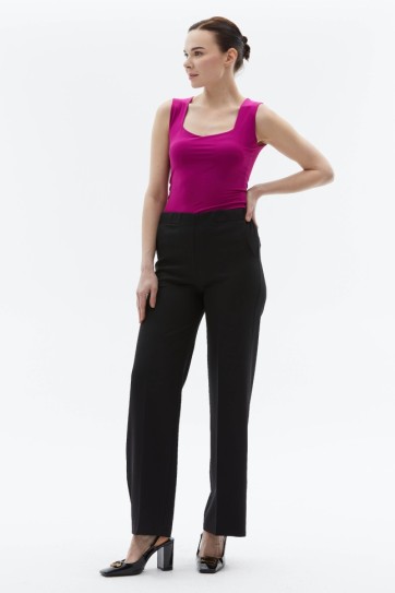 Beli Lastikli Yandan Cep Bol Paça Pantolon