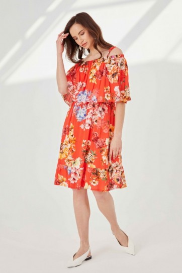 YK.VE BELİ LAST.ASKILI EMP.ELBİSE