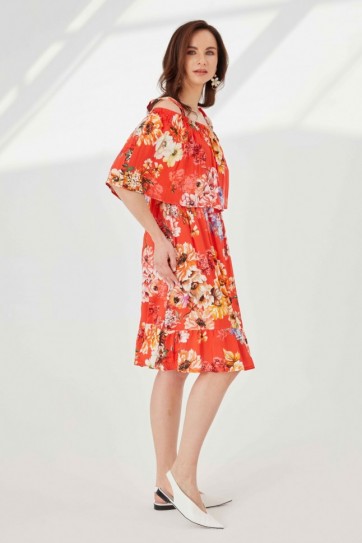 YK.VE BELİ LAST.ASKILI EMP.ELBİSE