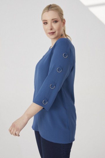 B.BD.KOLU HALKA AKS.BLUZ