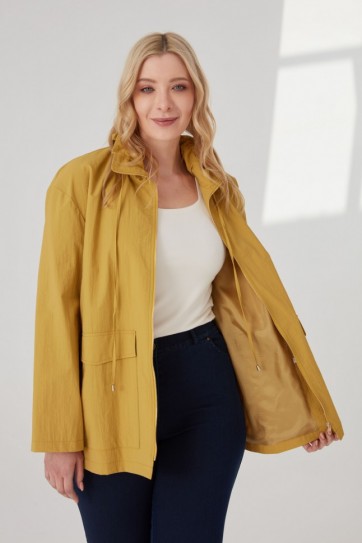 B.BD.YK.BÜZGÜLÜ DIŞTAN CEP TRENCH