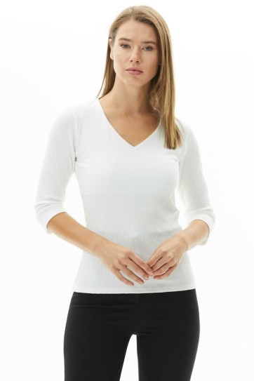 V Yaka Truvakar Kol Pliseli Bluz