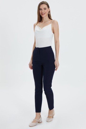 Yan Cep Dar Paça Pantolon