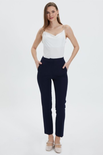 Yan Cep Dar Paça Pantolon