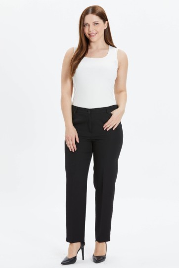 Büyük Beden Spor Cep Yarım Lastikli Pantolon