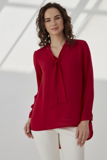 YK.BAĞLAMALI ARK.UZUN BLUZ - 20KSL8866