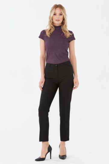 Kare Cep Dar Paça Pantolon