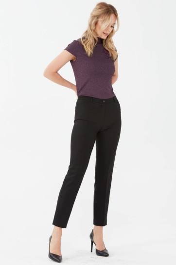 Kare Cep Dar Paça Pantolon