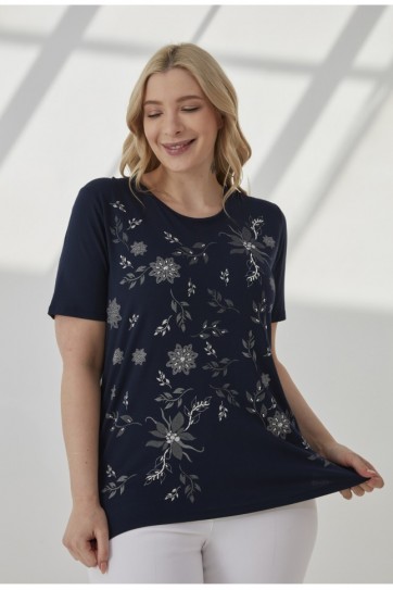 B.BD.ÇİÇEK DES.PENYE BLUZ