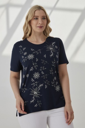 B.BD.ÇİÇEK DES.PENYE BLUZ