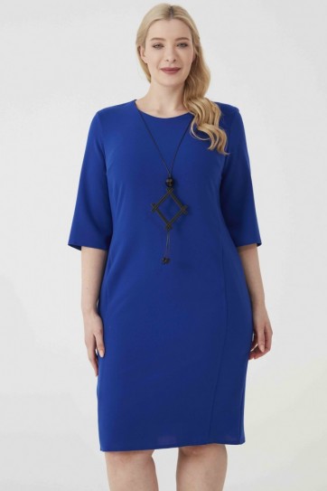 B.BD.KENDİNDEN KOLYELİ ELBİSE - 20KSL7833