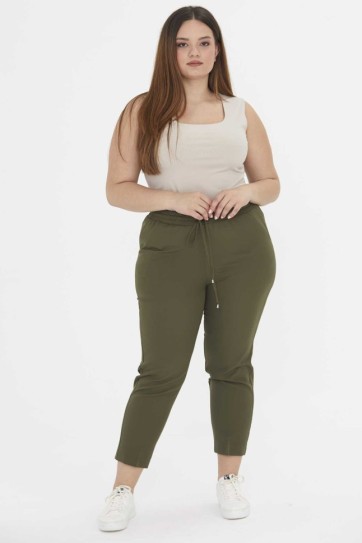 B.BD.BELİ TAM LAST.BAĞLAMALI PANTOLON