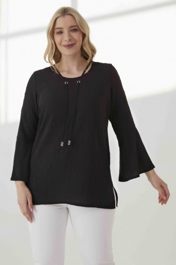 B.BD.KOLU VOLANLI BLUZ - 20KSL8865