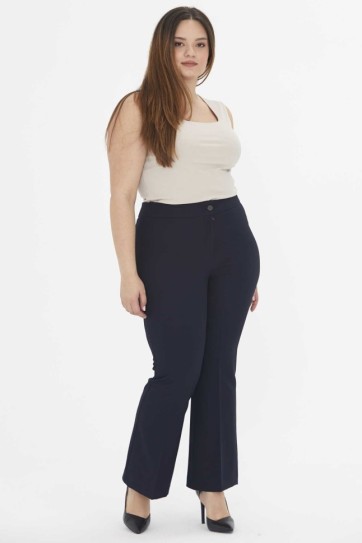 Büyük Beden İspanyol Paça Pantolon