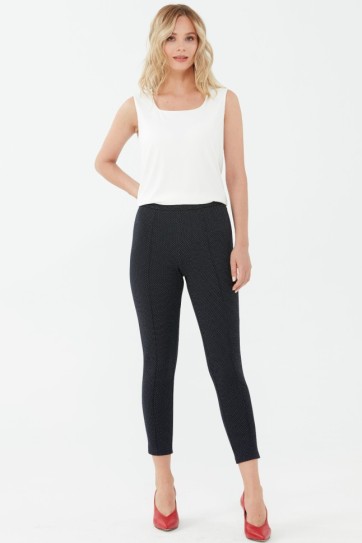 Dar Paça Puantiye Pantolon