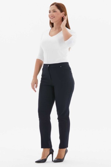 Büyük Beden Spor Cep Dar Paça Pantolon