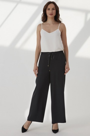 BELİ LAST.BAĞLAMALI BOL PAÇA PANTOLON