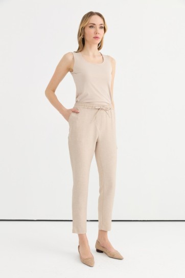 Beli Lastikli Havuç Pantolon