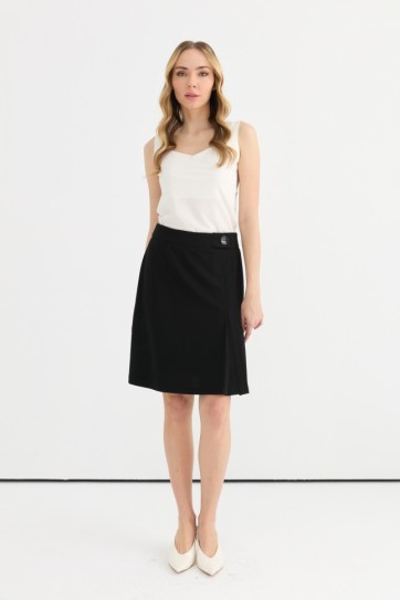 Sol Tarafı Plili Etek