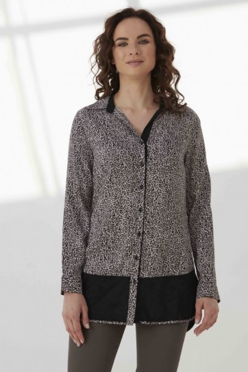 DIŞTAN CEP SÜET KOMB.BLUZ