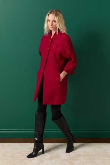 Hakim Yaka Düşük Kol Kaban