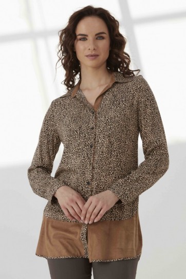 DIŞTAN CEP SÜET KOMB.BLUZ