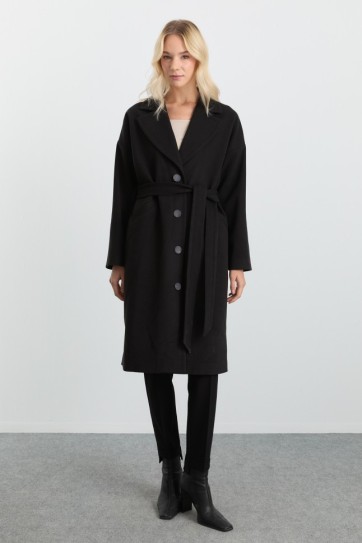 Erkek Yaka Düşük Kol Uzun Kaban