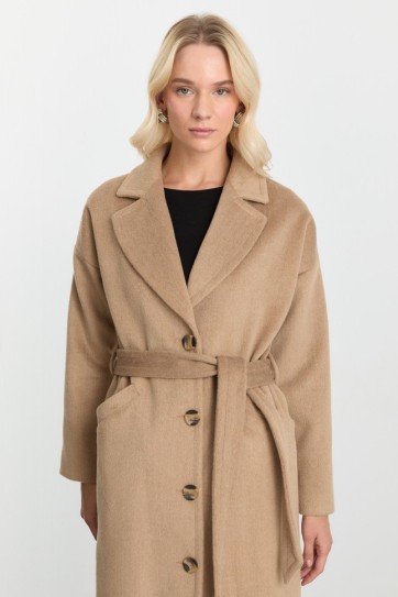 Erkek Yaka Düşük Kol Uzun Kaban