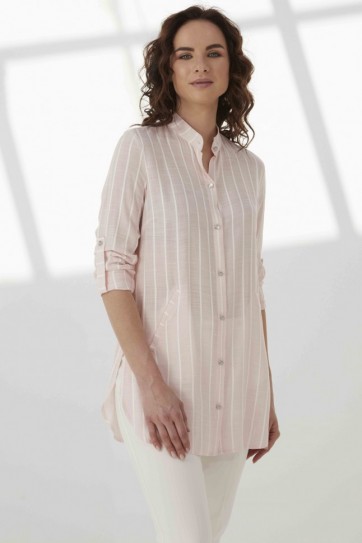 HAKİM YK.YAN FLETO CEP ÇİZGİLİ TUNİK