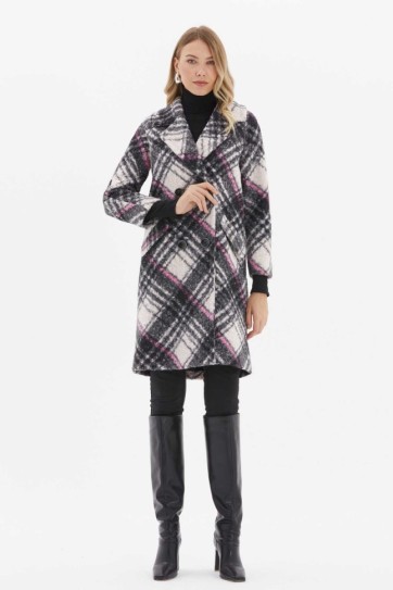 Kruvaze Raglan Kol Ekose Kaban