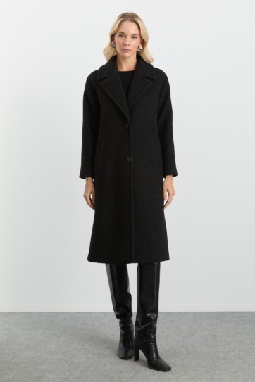 Erkek Yaka Raglan Kol Kaban