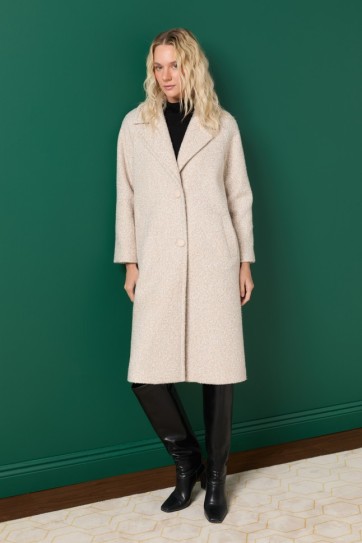 Erkek Yaka Raglan Kol Kaban