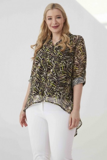 B.BD.ARK. UZUN PALMİYE DES.BLUZ