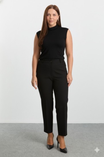 Büyük Beden Spor Cep Lastikli Pantolon