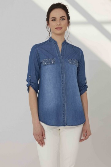 HAKİM YK.CEBİ TAŞLI BLUZ