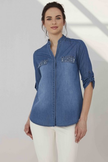 HAKİM YK.CEBİ TAŞLI BLUZ