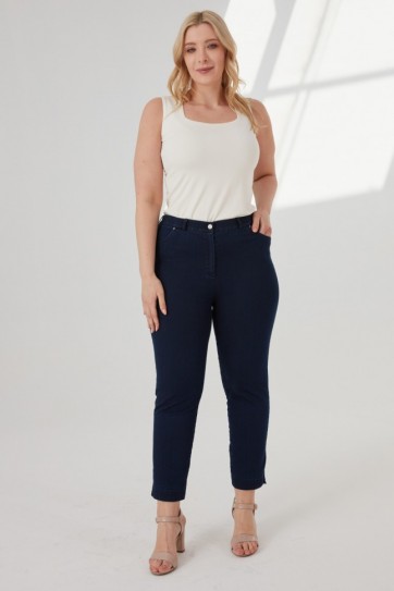 B.BD.BELİ LAST.PAÇASI YIRT.KOT PANTOLON