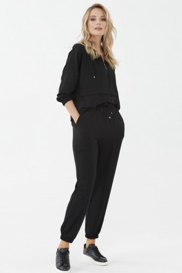 Paçası Lastikli Pantolon