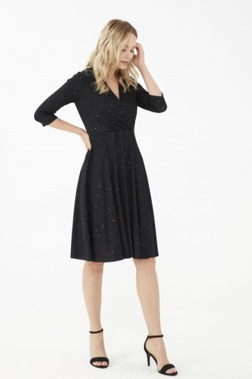 KRUV.RENKLİ SİMLİ ELBİSE - 20KSL7800